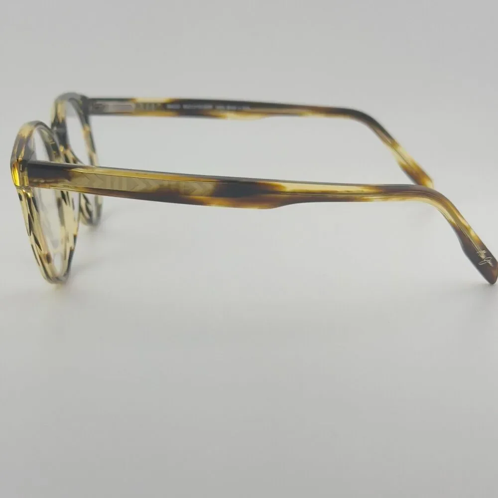 Maui Jim MJO 2118-26SP Tortoise Brown Round Eyeglasses Frames 49-20‎ 145 H12357